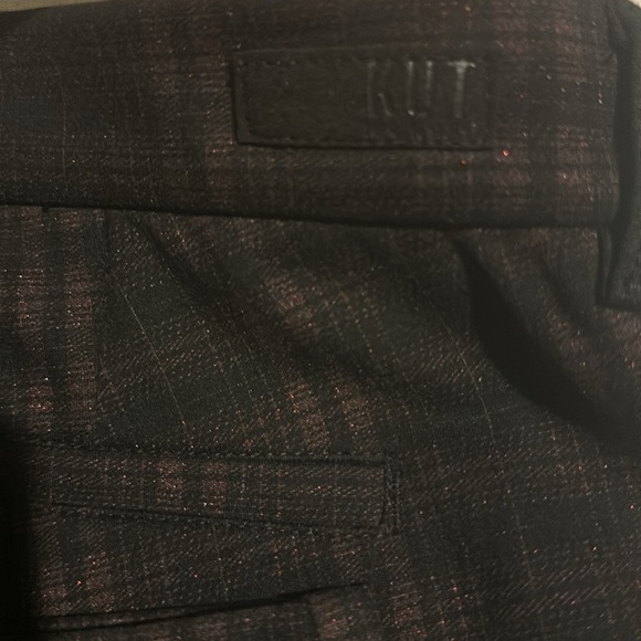 New Kut From The Kloth Plaid Skinny Ponte Pants - Picture 12 of 16